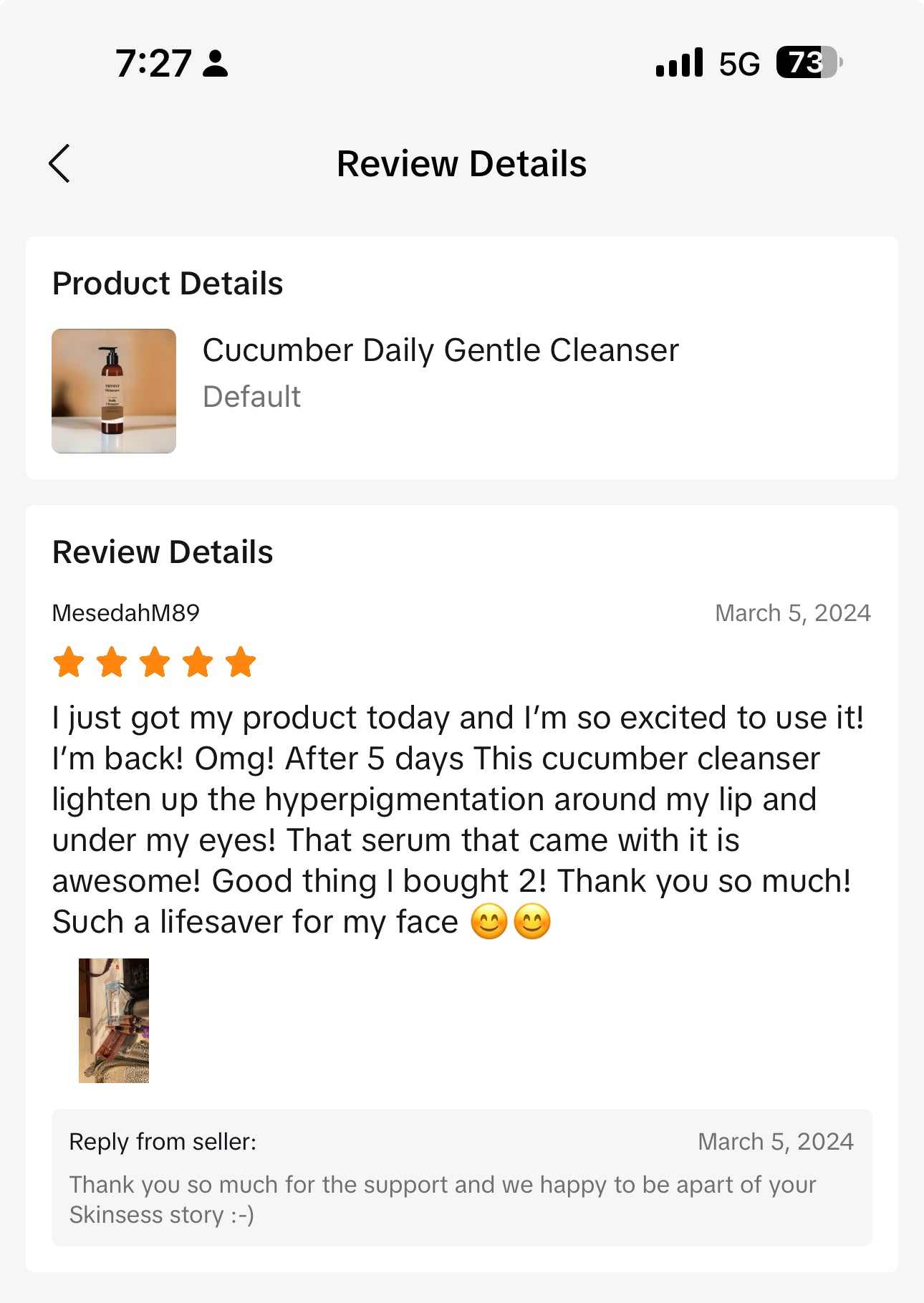 Cucumber Daily Gentle Cleanser